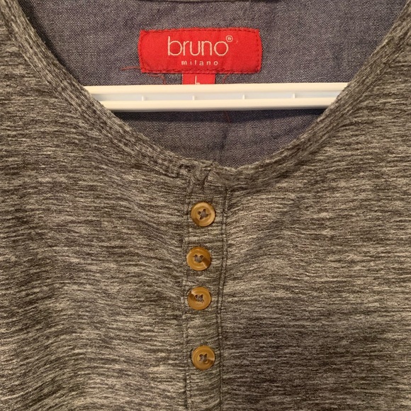 Bruno Men’s Large Henley - Picture 3 of 4